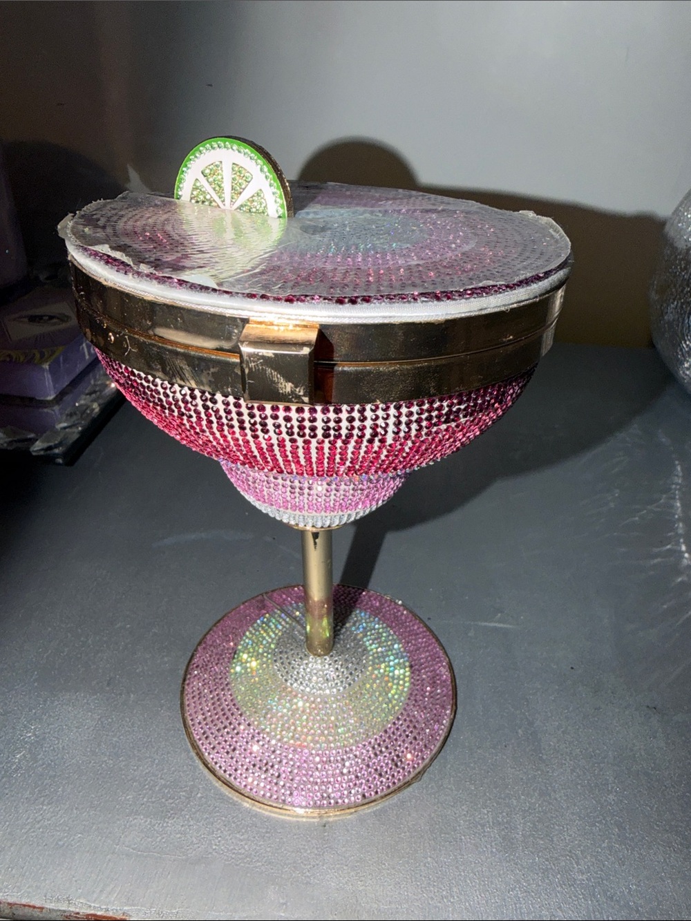 Aldo pink/gold Martini purse - Picture 4 of 7